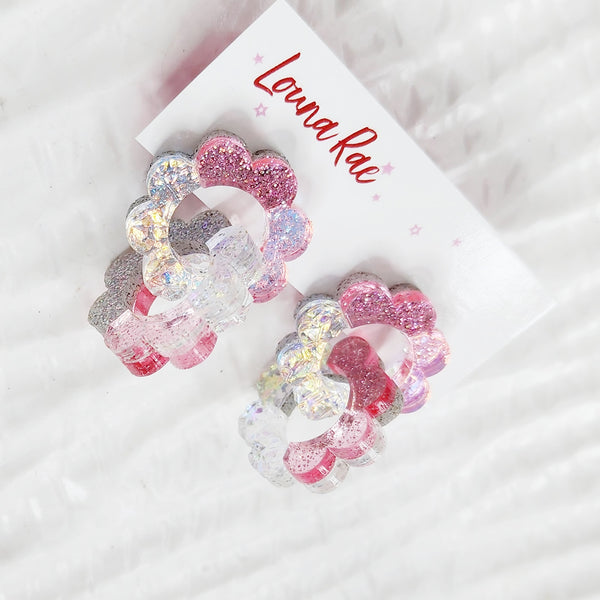 Daisy Chain Dangle Earrings - 003