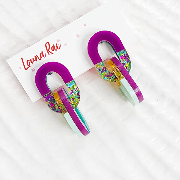 Catena Dangle Earrings - 016