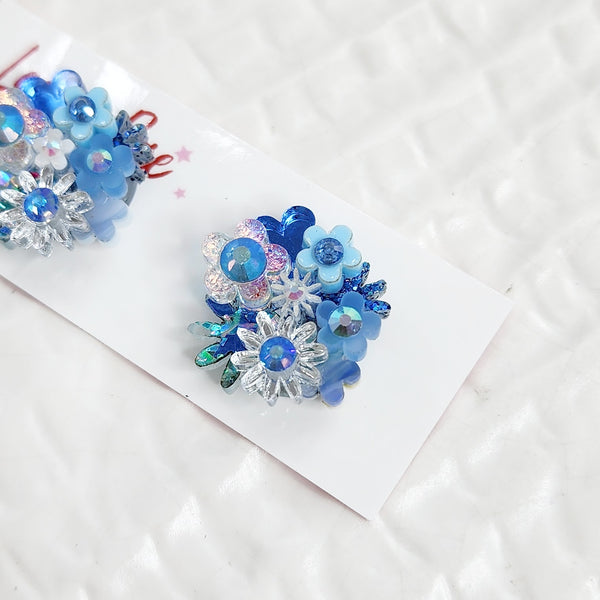 Flower Bouquet Stud Earrings - 008