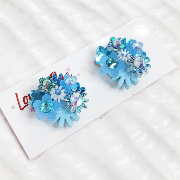 Flower Bouquet Stud Earrings - 004