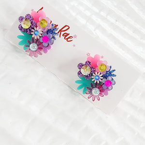 Flower Bouquet Stud Earrings - 002