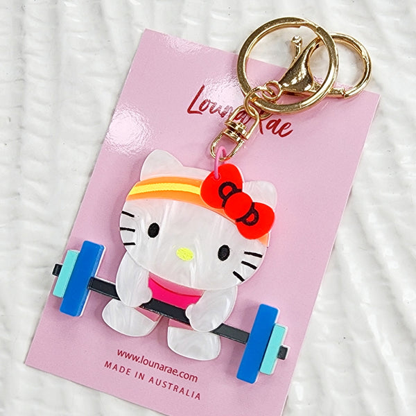 HK Weight Lifting Bag Charm