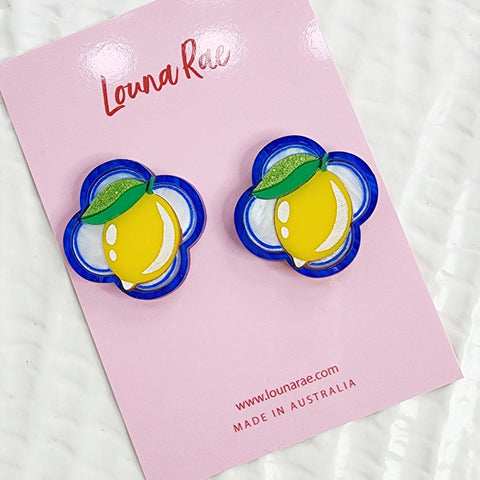 Lemon Stud Earrings