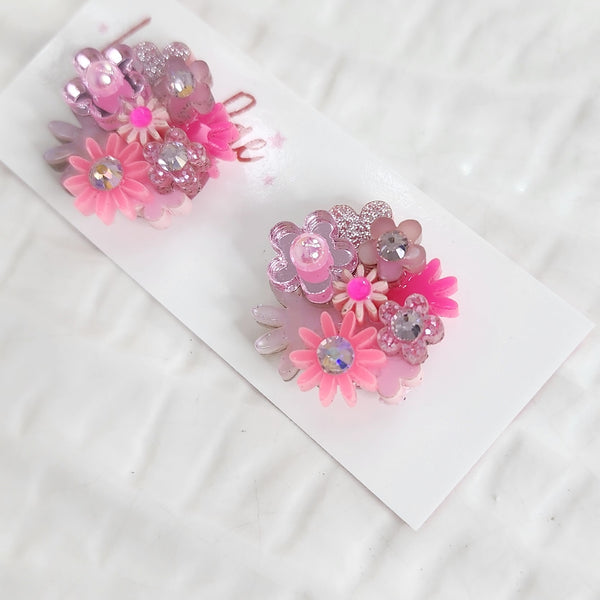 Flower Bouquet Stud Earrings - 016