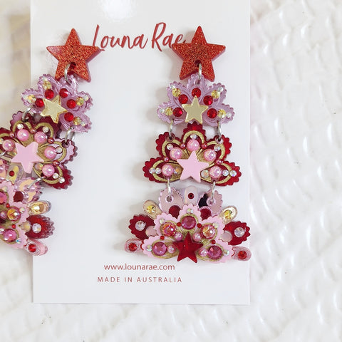 My Fancy Christmas Tree Dangle Earrings - 018