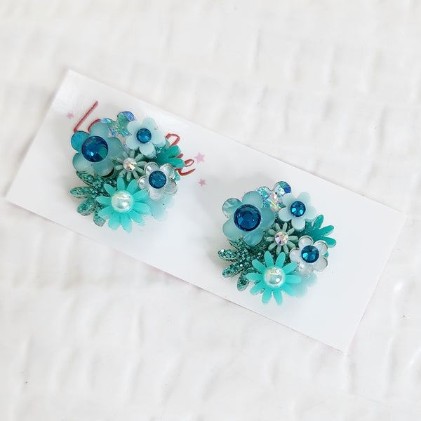 Flower Bouquet Stud Earrings - 023