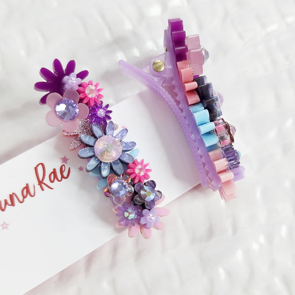 Set of Two - Flower Hair Clip - 001