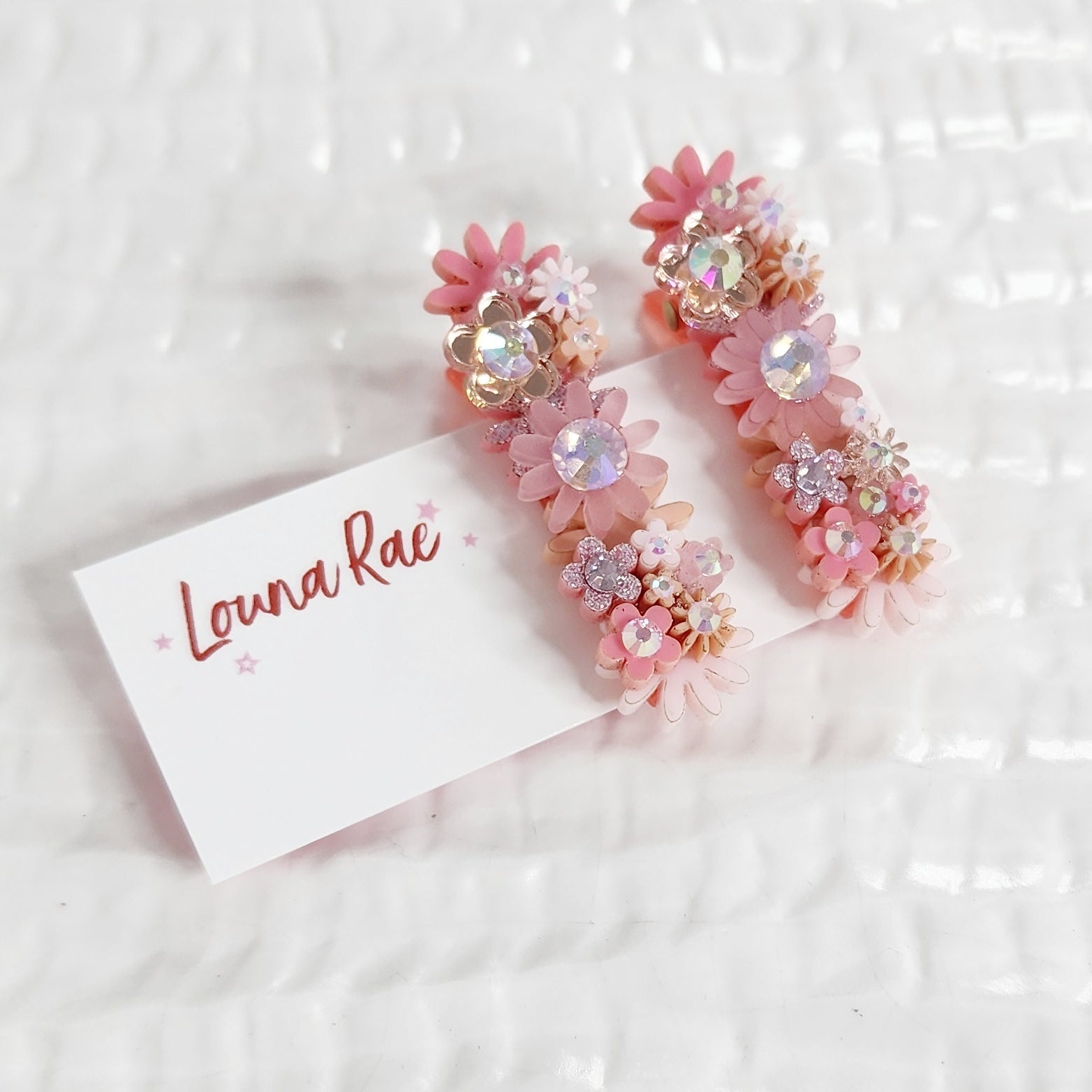 Set of Two - Flower Hair Clip - 003