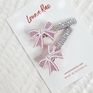 Set of Two - Bow Hair Clips