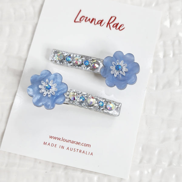 Set of Two - Fleur Hair Clips - 006