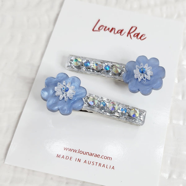 Set of Two - Fleur Hair Clips - 006