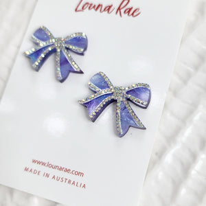 Bow Stud Earrings - 007