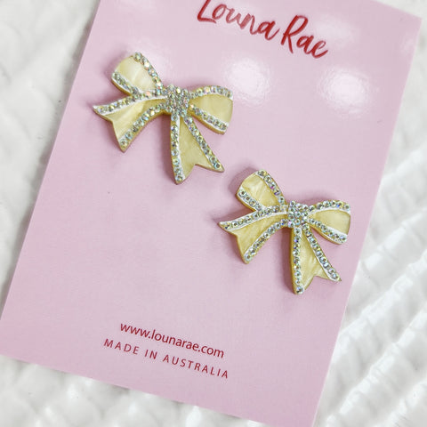 Bow Stud Earrings - 006