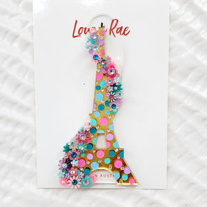 Eiffel Tower Brooch - Polka Dots