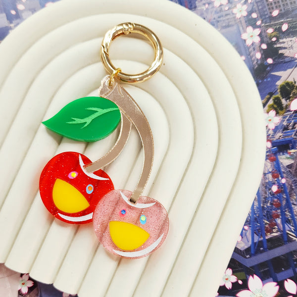 Cherry Bag Charm
