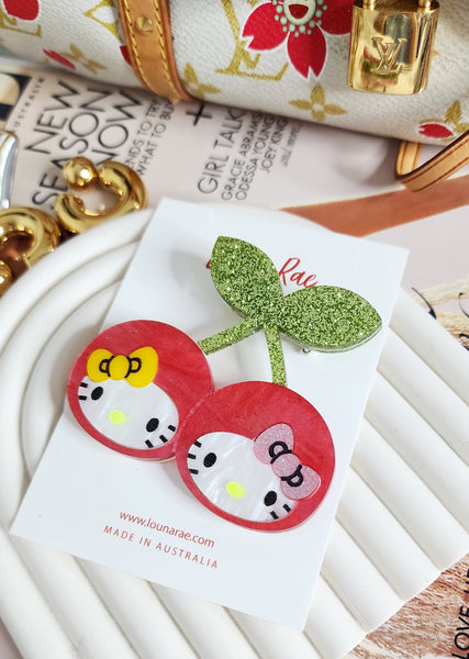 HK Cherry Brooch