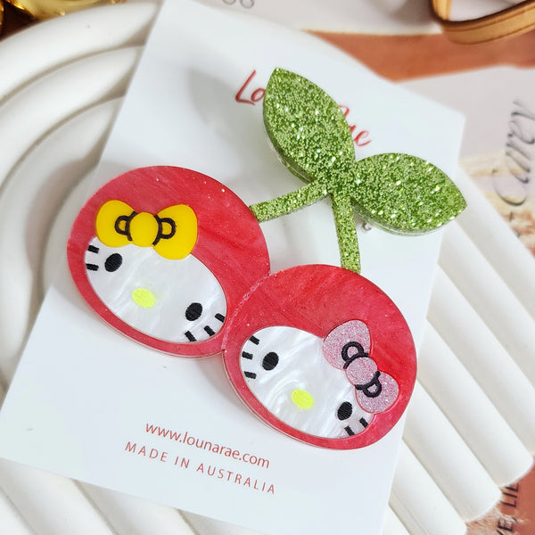HK Cherry Brooch