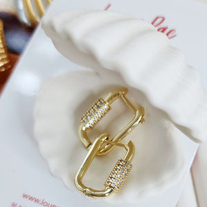 Katty Hoop Earrings - Gold