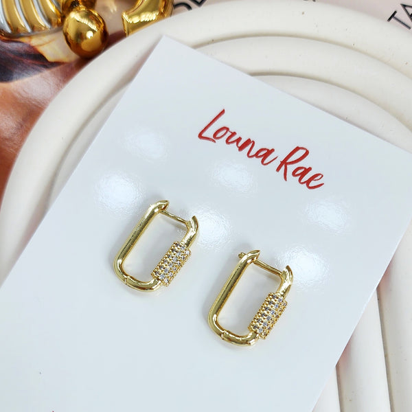 Katty Hoop Earrings - Gold