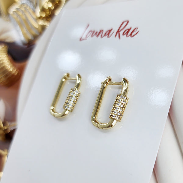 Katty Hoop Earrings - Gold