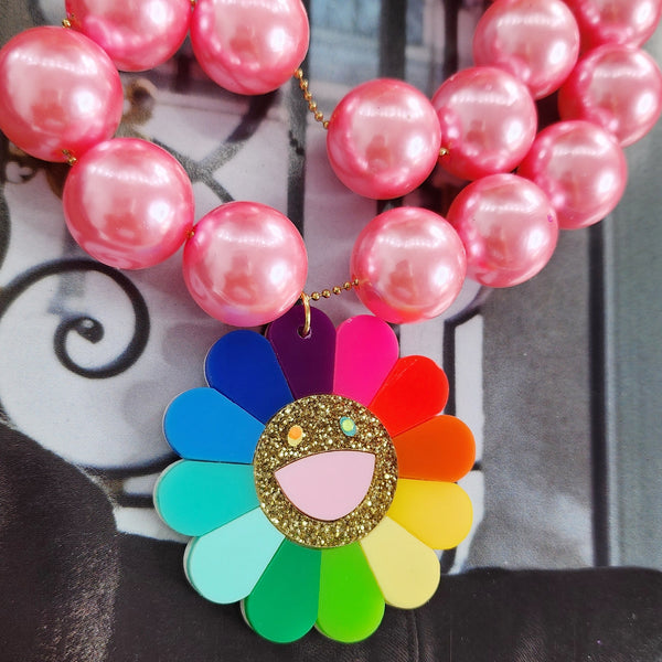 Happy Flower Necklace - 003