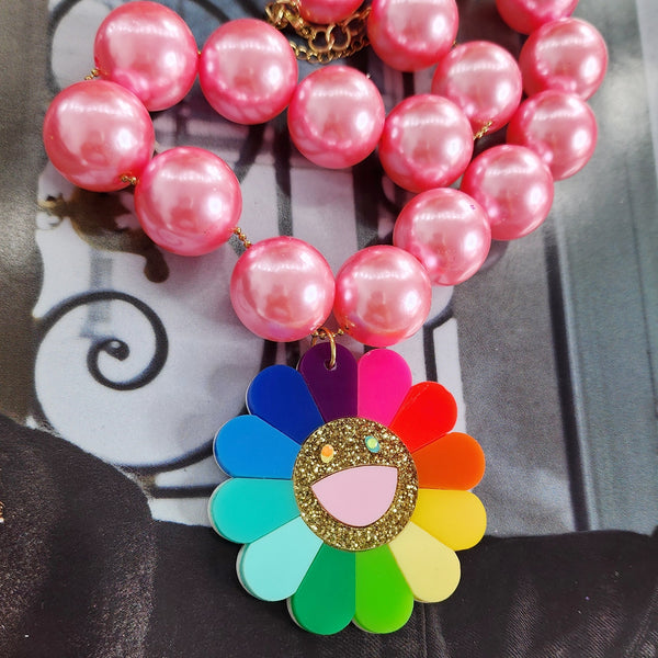 Happy Flower Necklace - 003