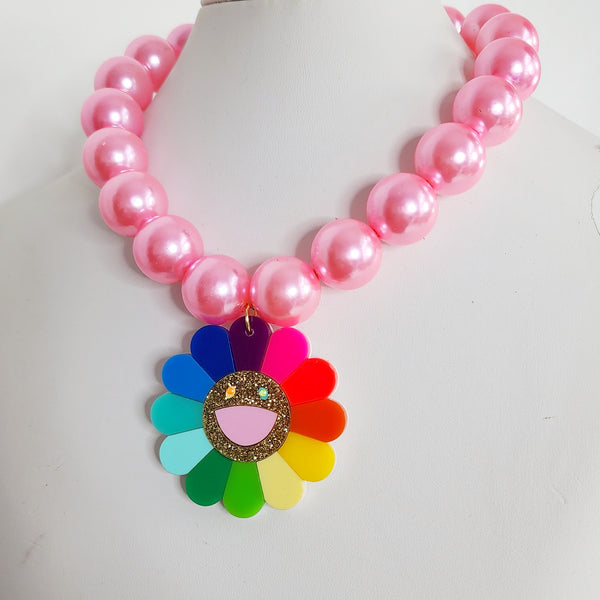 Happy Flower Necklace - 003