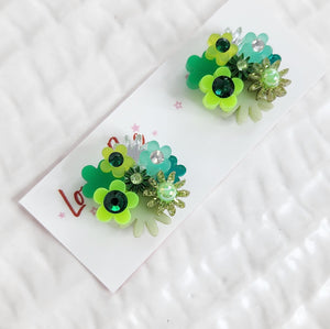 Flower Bouquet Stud Earrings - 006