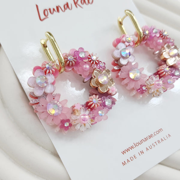 Flower Wreath Earrings
