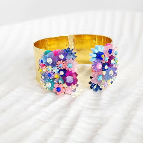 Flower Power Cuff Bracelet - 003