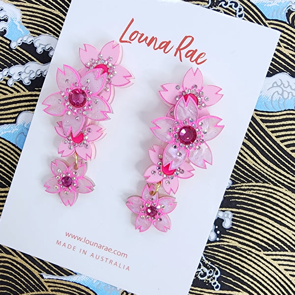 Hana-akari Dangle Earrings