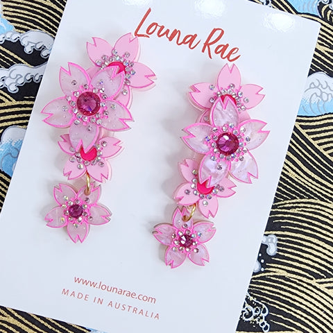 Hana-akari Dangle Earrings