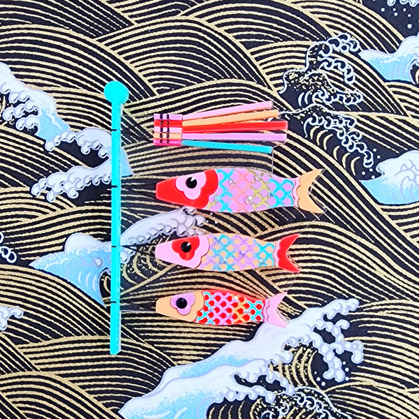 Koinobori Brooch