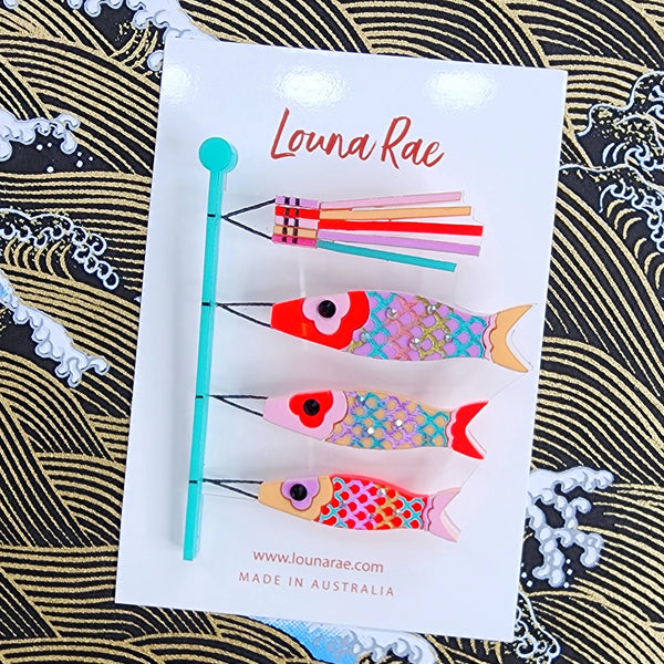 Koinobori Brooch