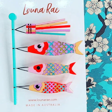 Koinobori Brooch