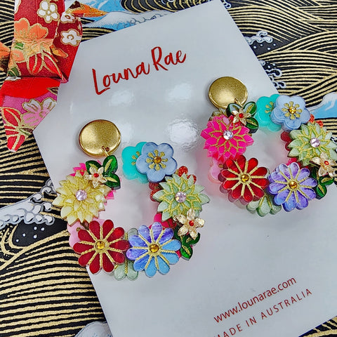 Ayaka Dangle Earrings - 005