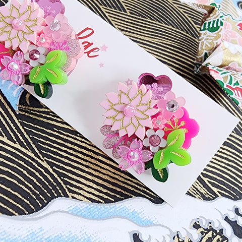 Ayaka Stud Earrings - 001
