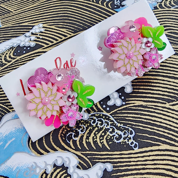 Ayaka Stud Earrings - 001