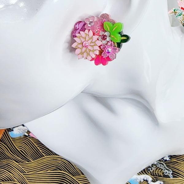 Ayaka Stud Earrings - 001