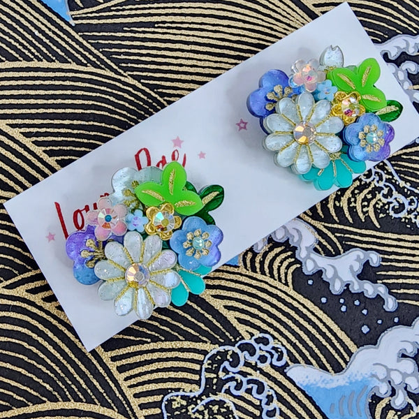 Ayaka Stud Earrings - 002