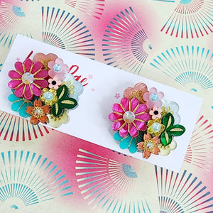 Ayaka Stud Earrings - 004