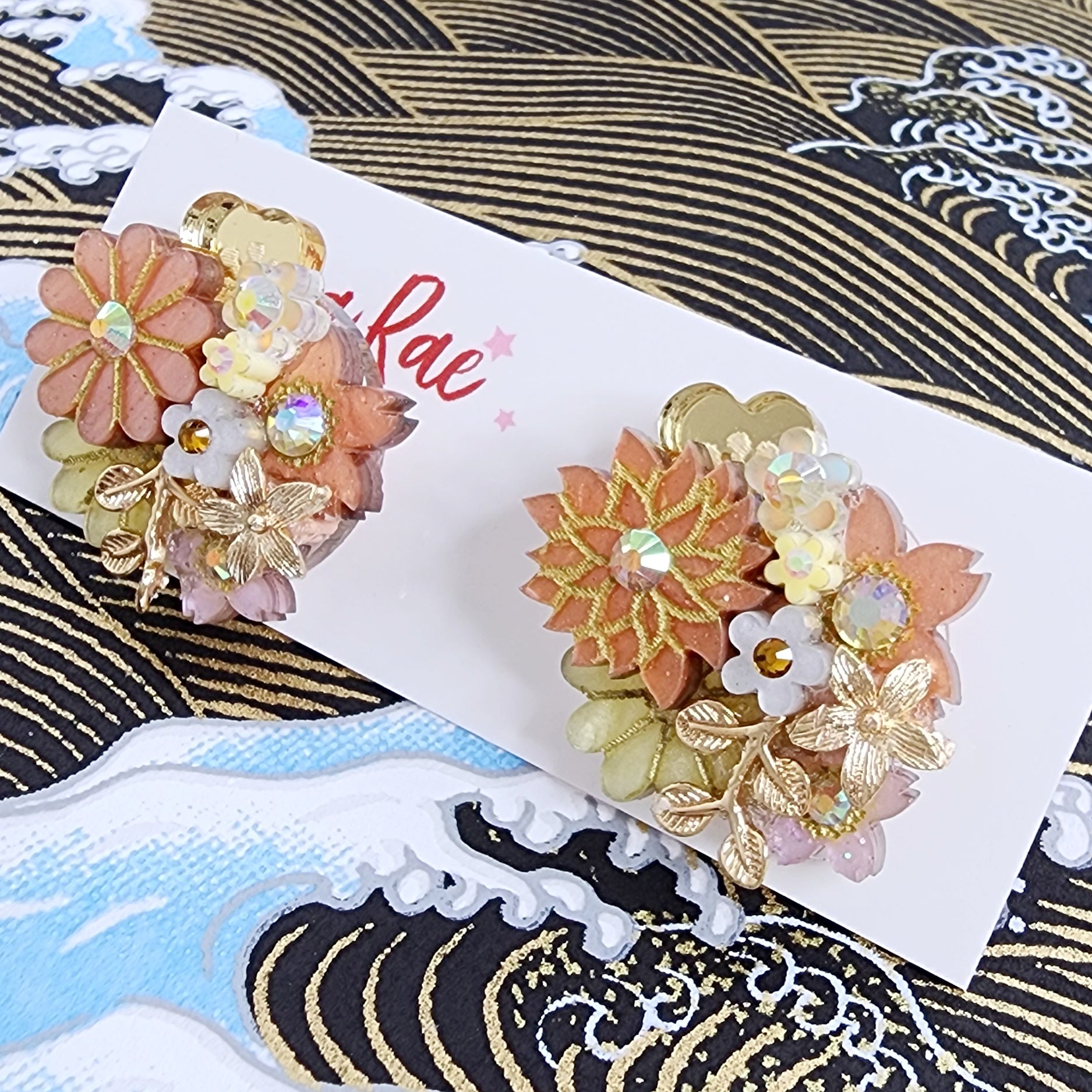 Ayaka Stud Earrings - 005
