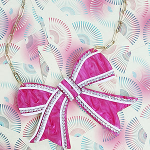 Giant Bow Necklace