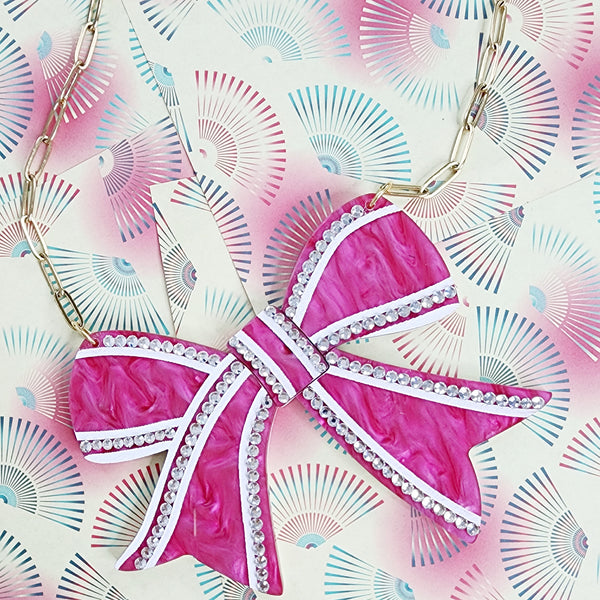 Giant Bow Necklace