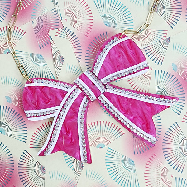Giant Bow Necklace