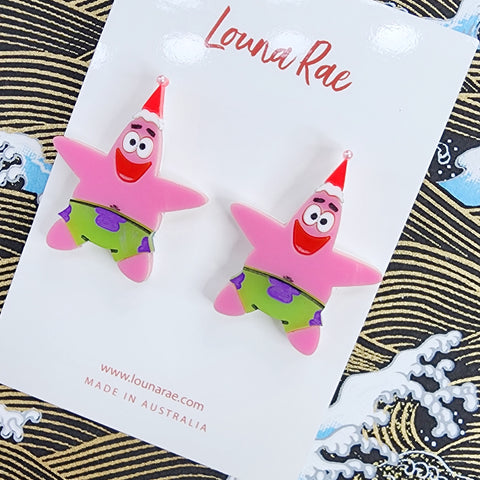 Christmas Patrick Stud Earrings