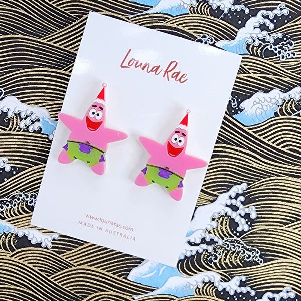 Christmas Patrick Stud Earrings