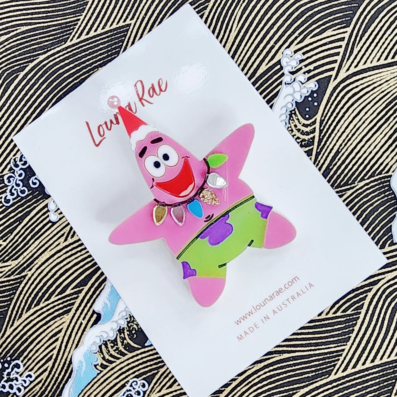 Christmas Patrick Brooch