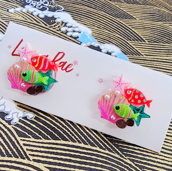 Under the Sea Stud Earrings