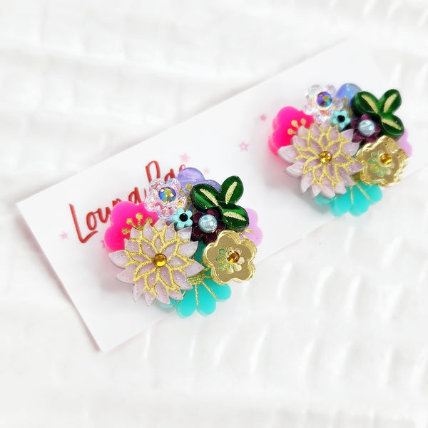Ayaka Stud Earrings - 003